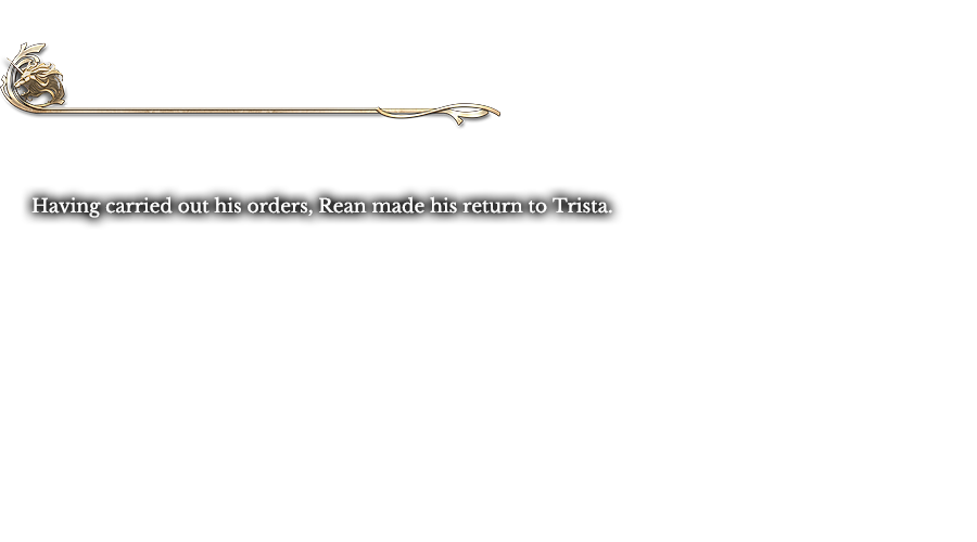 Epilogue - Winter's End | Having carried out his orders, Rean made his return to Trista. 